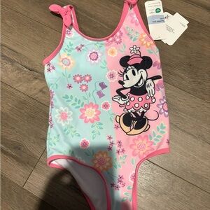 Girls Disney Minnie Mouse Swimsuit Size 4